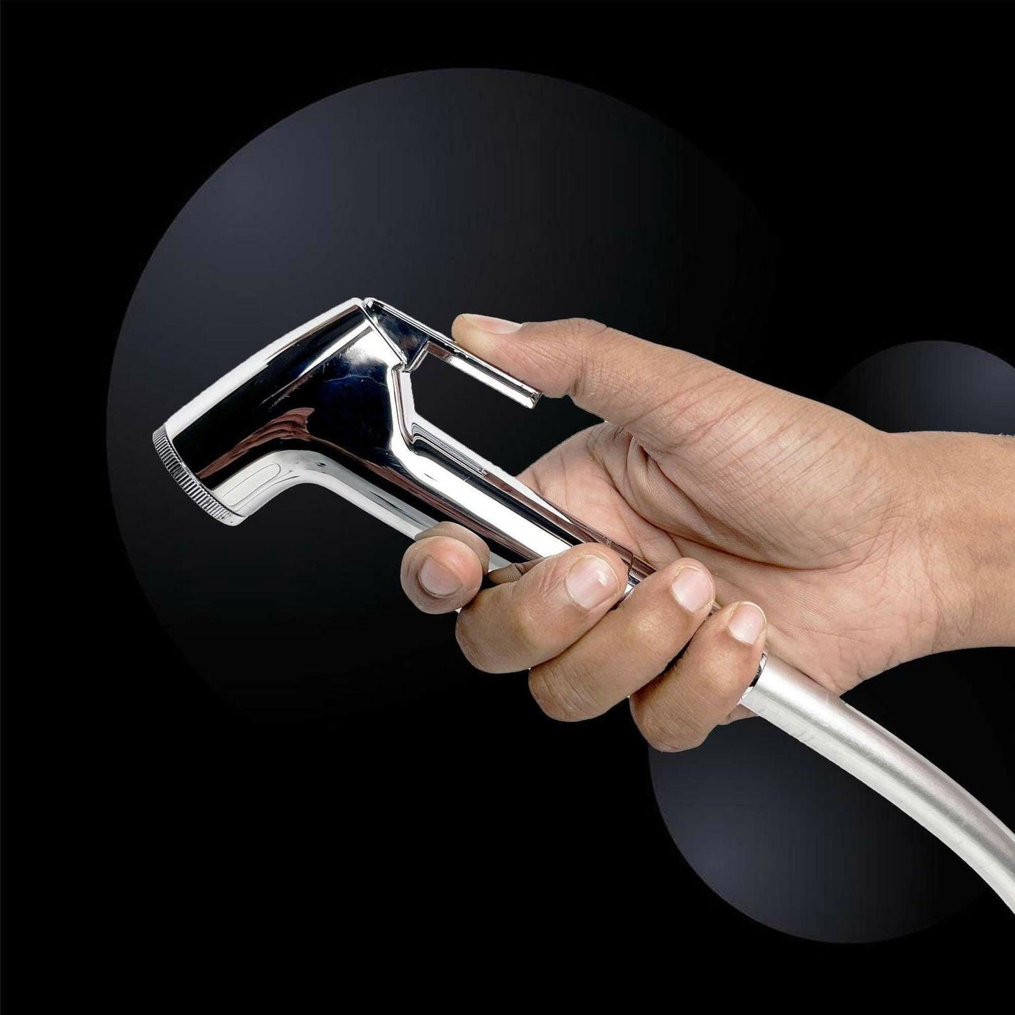 ABS Chrome Hygiene Gun Only- Modern Tap with Jet Spray for Bathroom Fittings - D&B Bathware