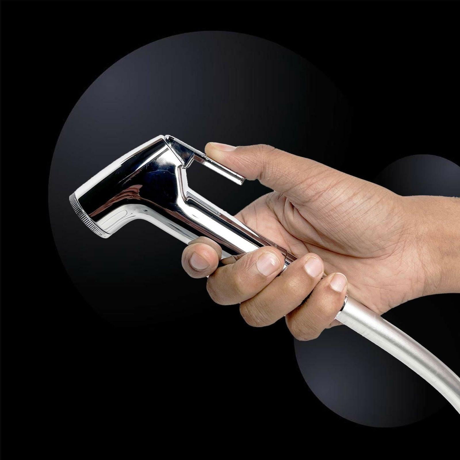 ABS Chrome Hygiene Gun Only- Modern Tap with Jet Spray for Bathroom Fittings - D&B Bathware