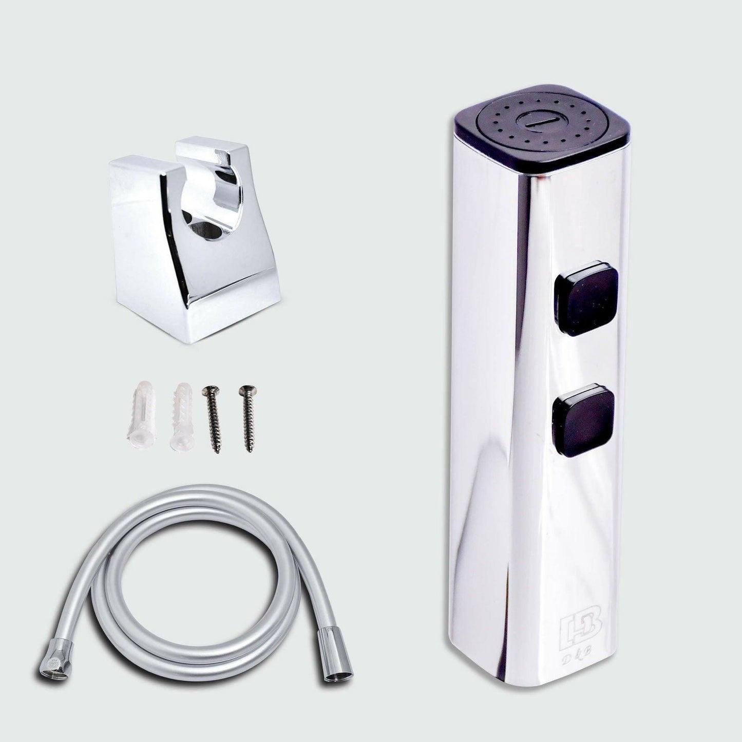 ABS Chrome Toilet Spray Hygiene Faucet - Silver Health Faucet Gun for Toilet Hygiene - D&B Bathware