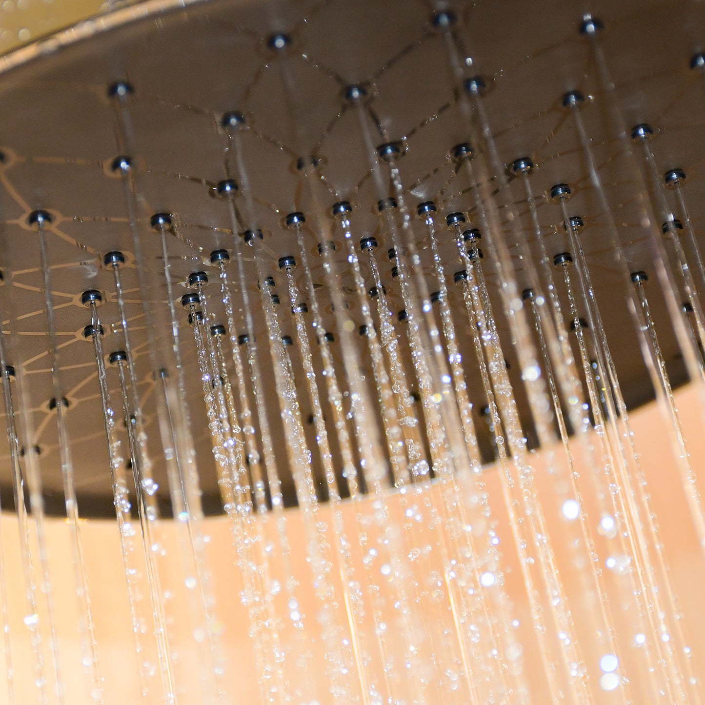 Anna Auto Clean Overhead Shower – Solid Brass Rain Shower Head | High Pressure Water Flow | Anti-Clog Nozzles | Rust-Resistant