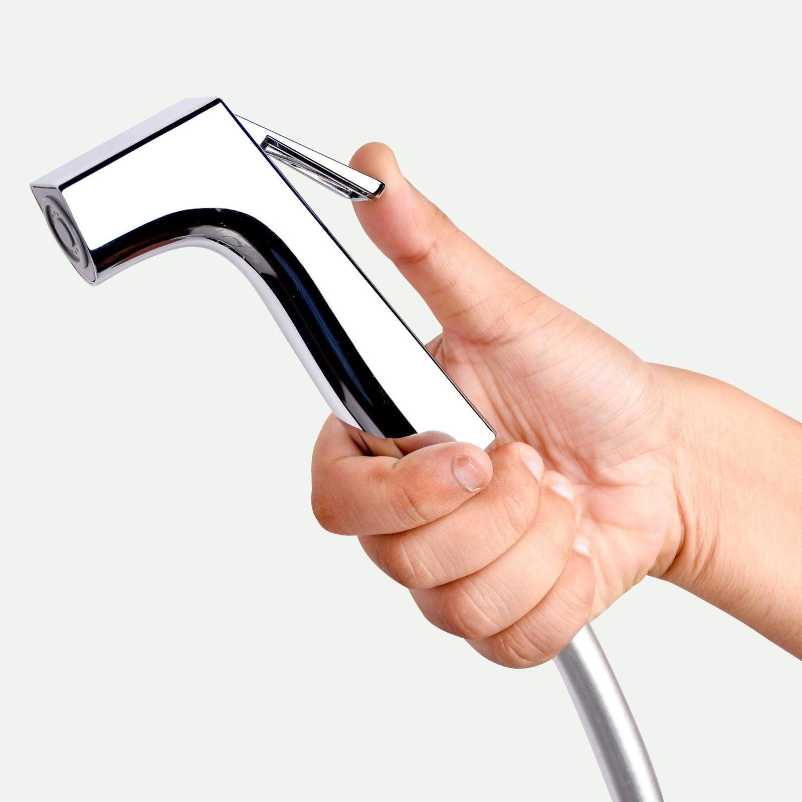 Abs Chrome Toilet Spray Hygiene Faucet with Hose and Holder DB-TLTHF6620 - D&B Bathware
