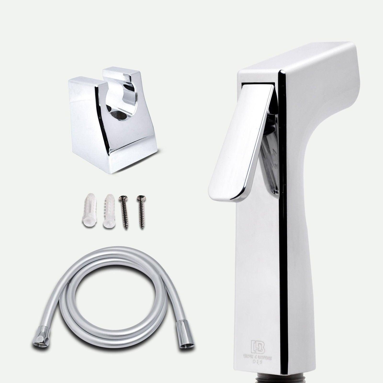 Abs Chrome Toilet Spray Hygiene Faucet with Hose and Holder DB-TLTHF6620 - D&B Bathware