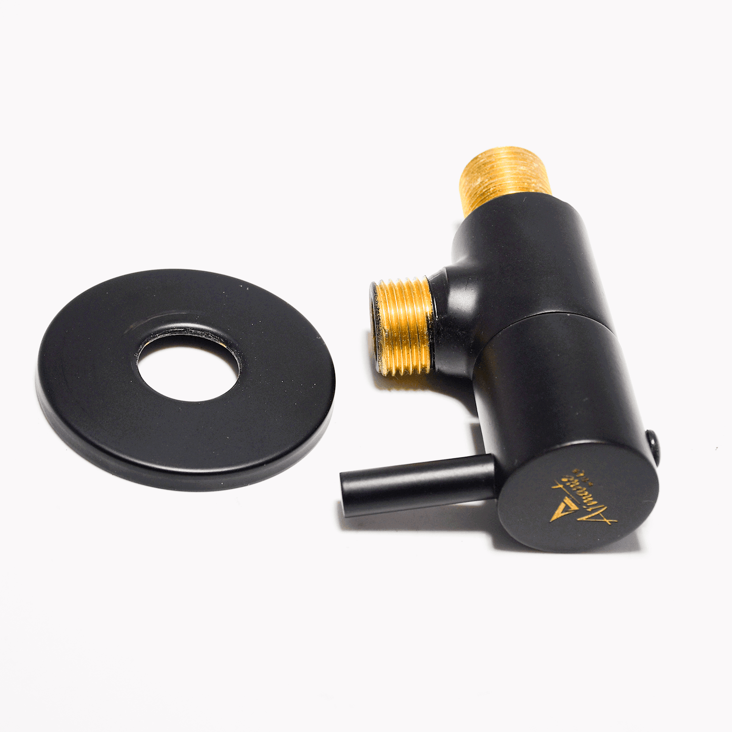 Angle Valve (Beast Black) - Matt Black Faucet & Pipe Valve for Modern Bathrooms - D&B Bathware