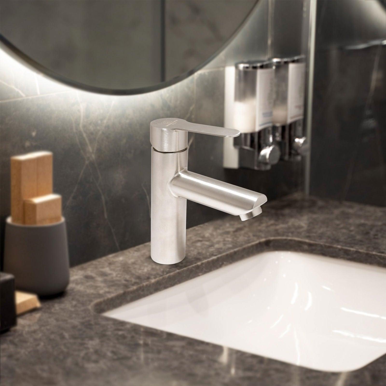 Artistic Designer Basin Mixer Tap - Modern Sink Mixer Tap for Bathroom & Kitchen Use - D&B Bathware