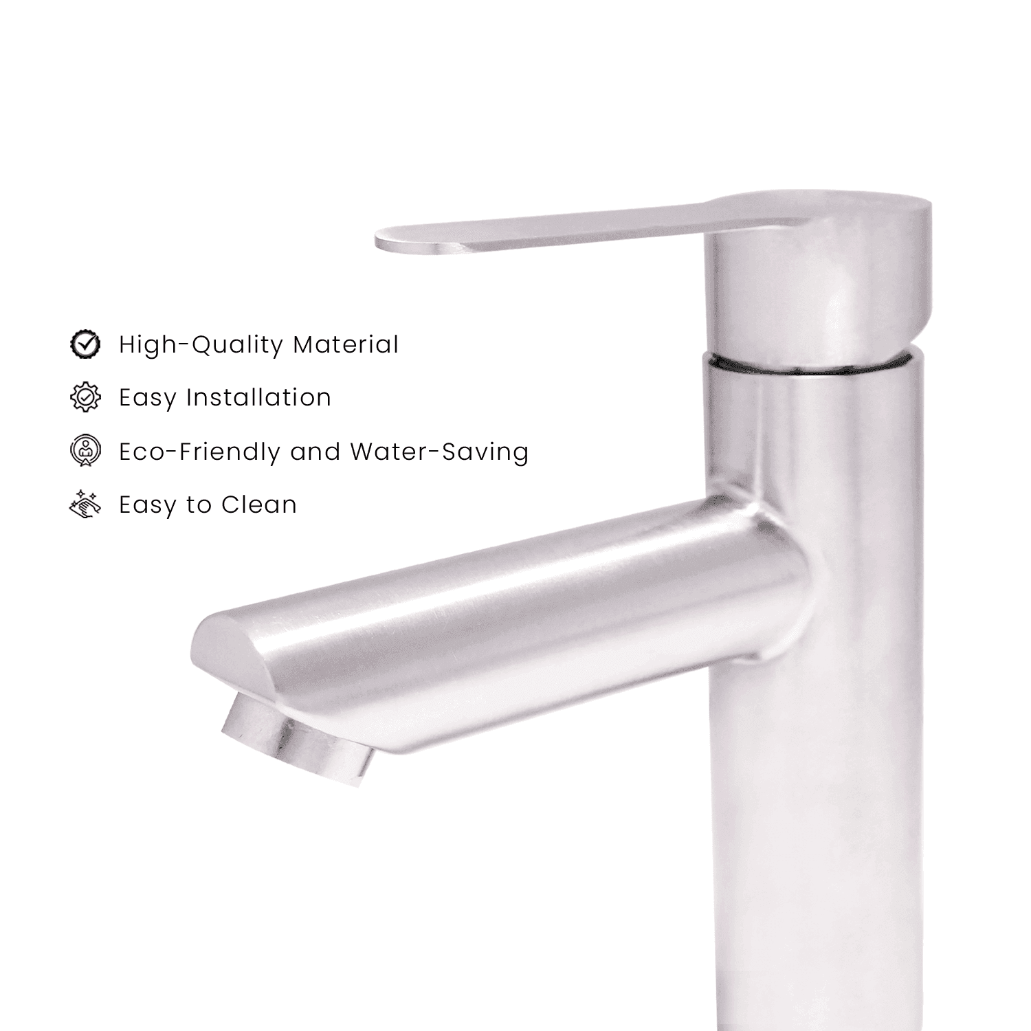 Artistic Designer Basin Mixer Tap - Stylish Sink Mixer Tap for Kitchen & Bathroom - D&B Bathware