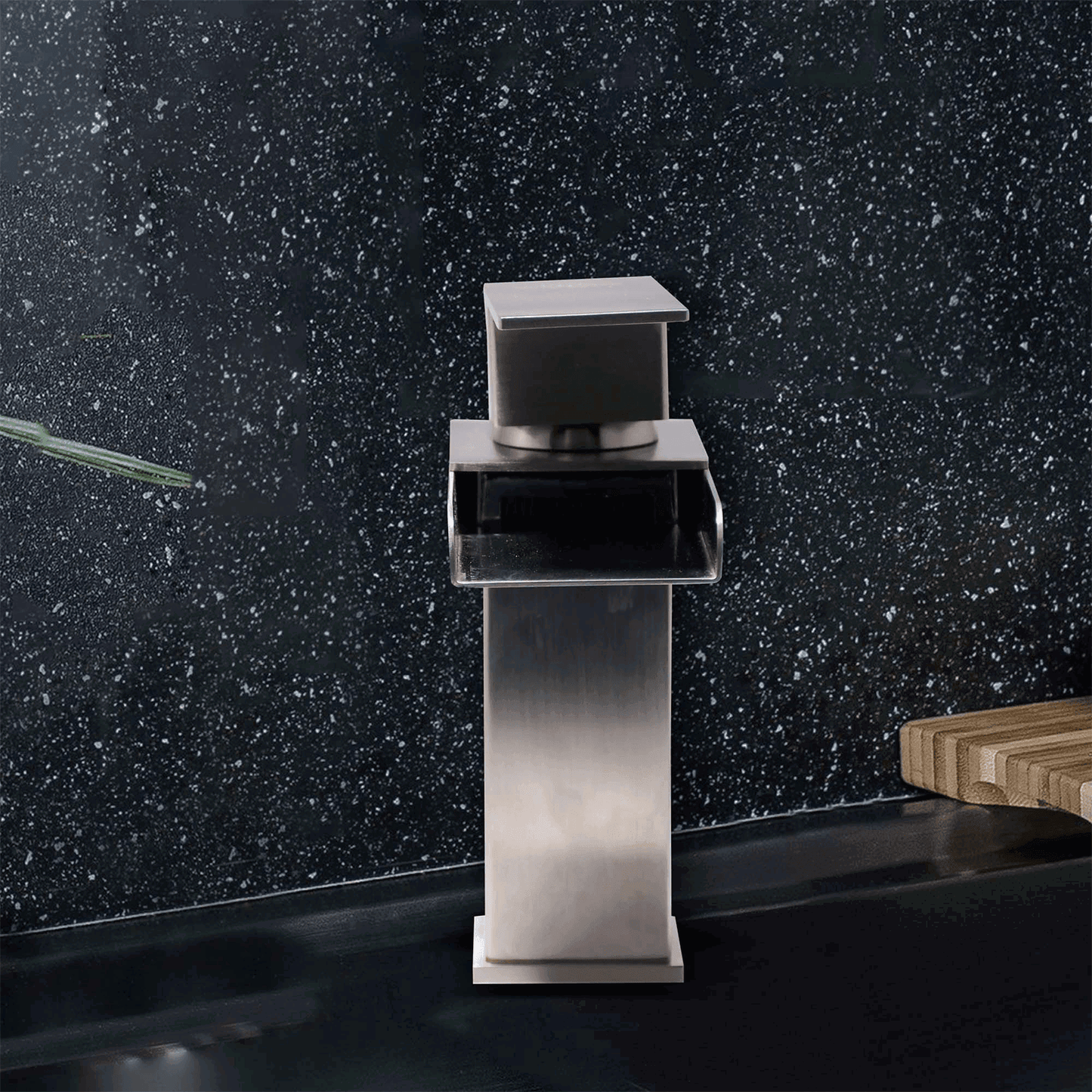 Artistic Designer Single Lever Basin Mixer Tap SUS 304 Matt Finish Faucet Ideal for Kitchen & Bathroom | Hole Diameter 60 mm | Open Hole Faucet (Short Boy) - D&B Bathware
