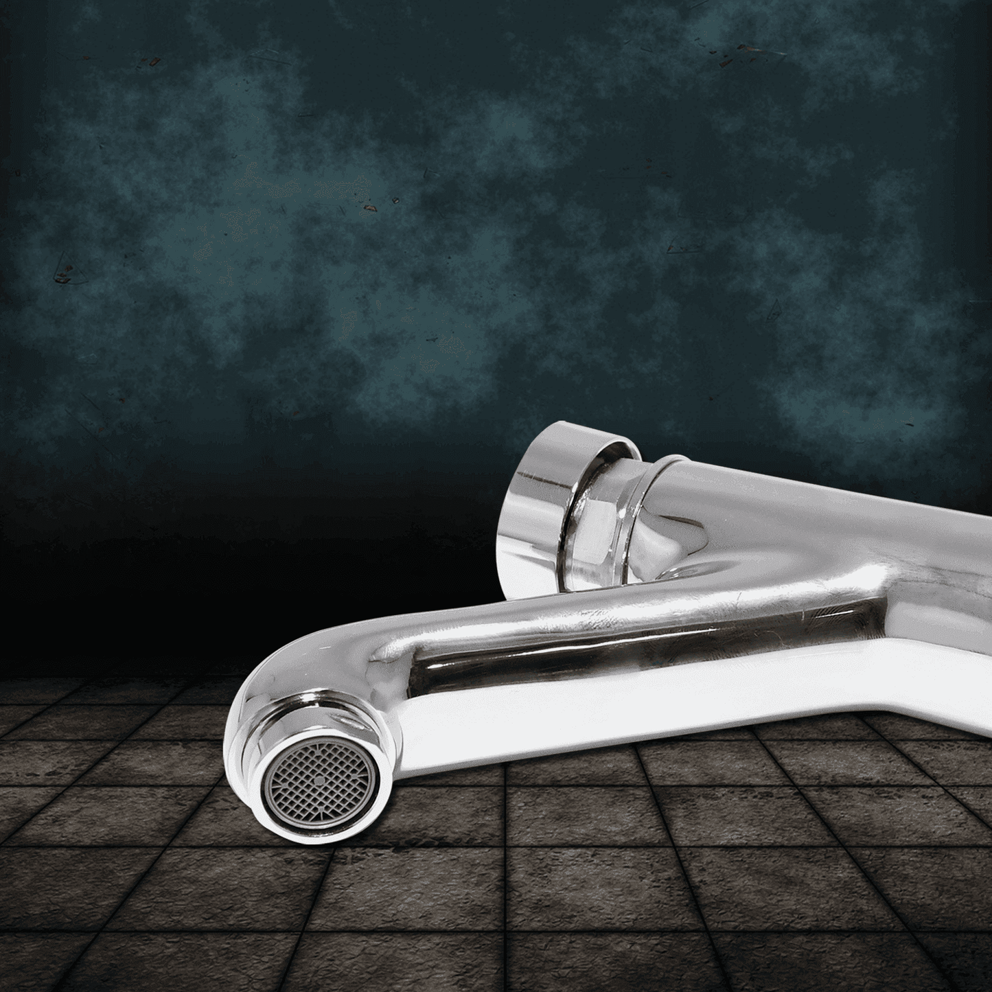 Brass Auto-Close Function Tap Push Button Pillar Cock Faucet Set - D&B Bathware