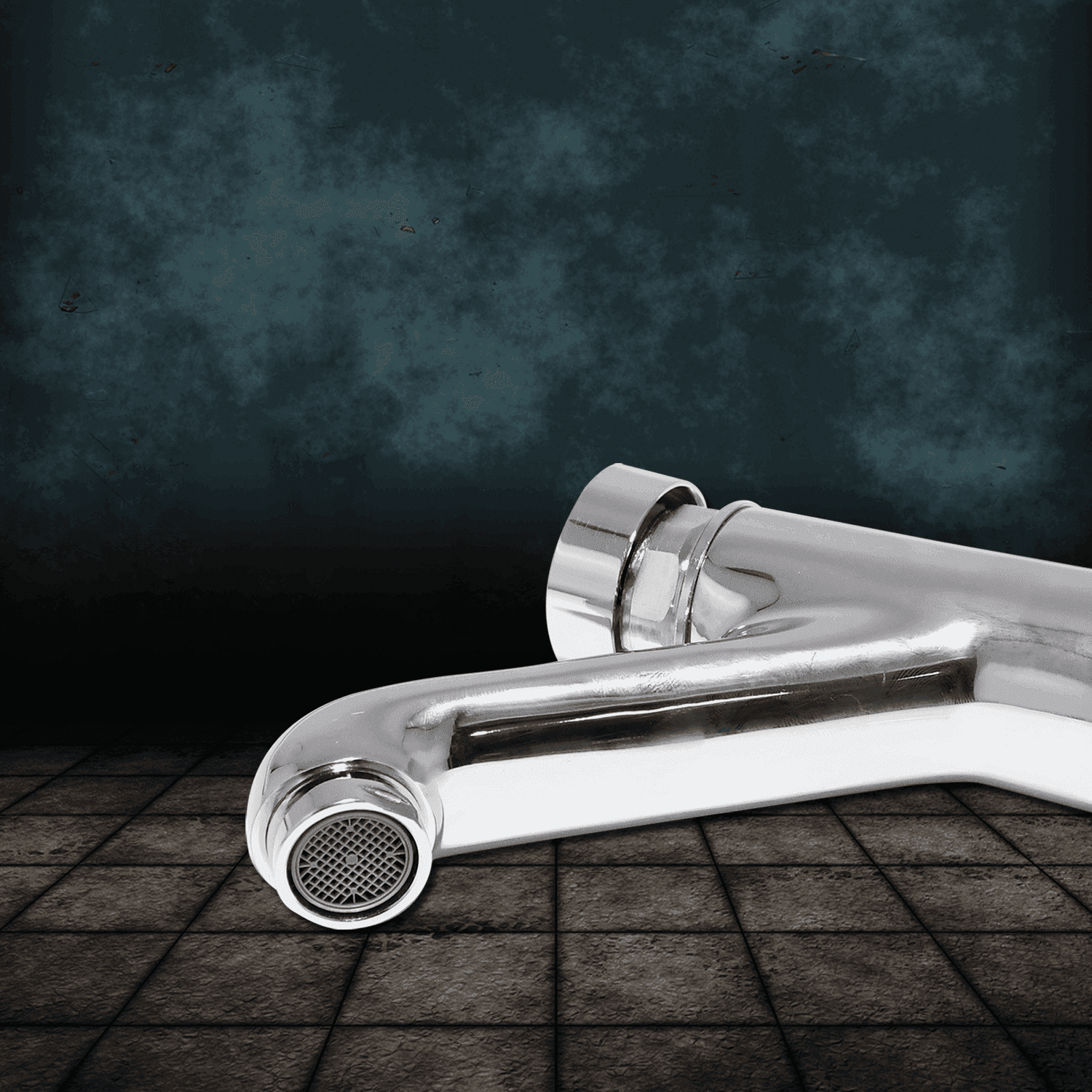 Brass Auto-Close Function Tap Push Button Pillar Cock Faucet Set - D&B Bathware