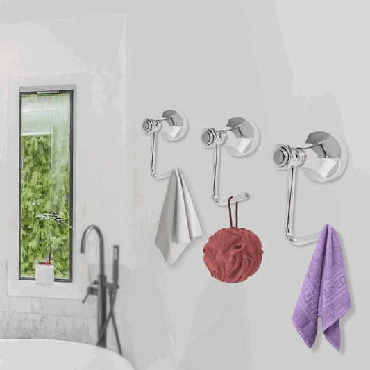 Chrome Polish Coat Hook & Robe Hook for Bathroom | Modern Bathroom Accessories - D&B Bathware