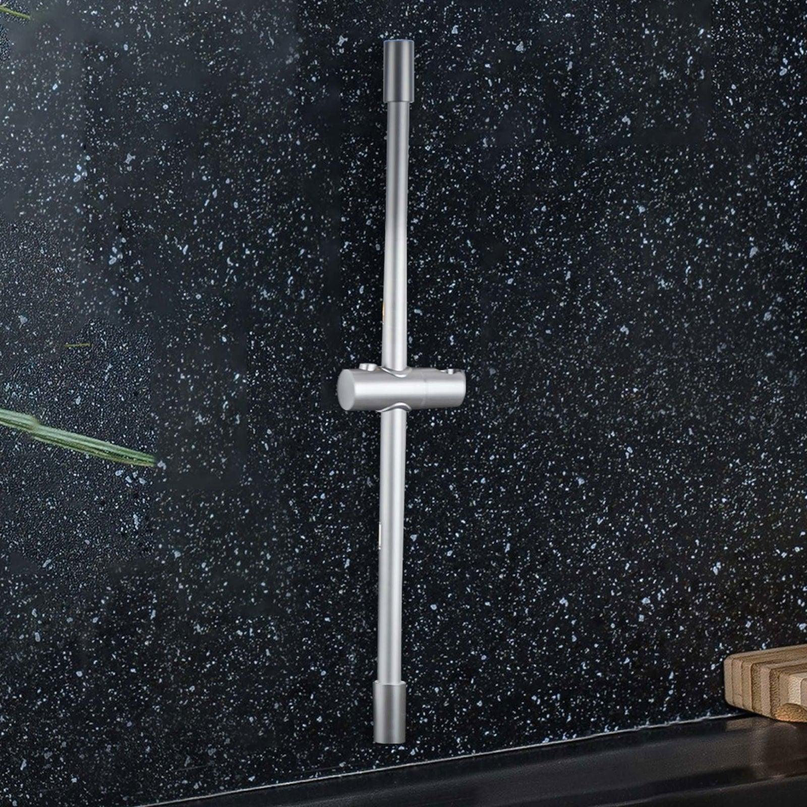D&B Bathware Chrome Shower Rod Hook - Stylish Silver Design for Your Bathroom - D&B Bathware