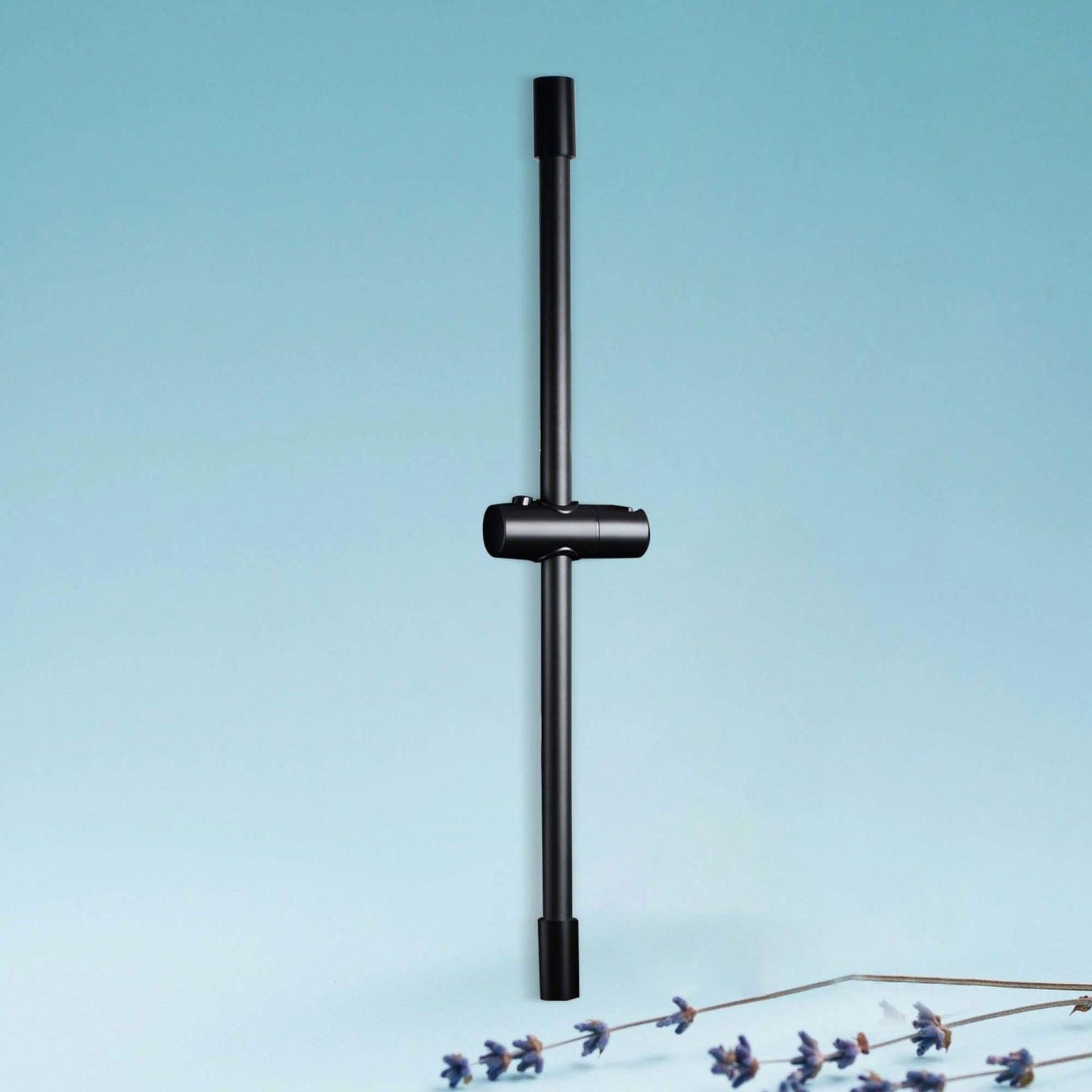 D&B BATHWARE Matte Shower Rod Hook (Black) - D&B Bathware