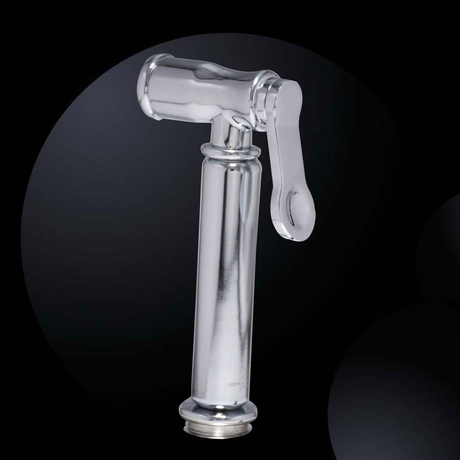 D&B BATHWARE Modern Brass Chrome Finish Jet Spray with Hose and Holder Hygiene Upgrade - D&B Bathware