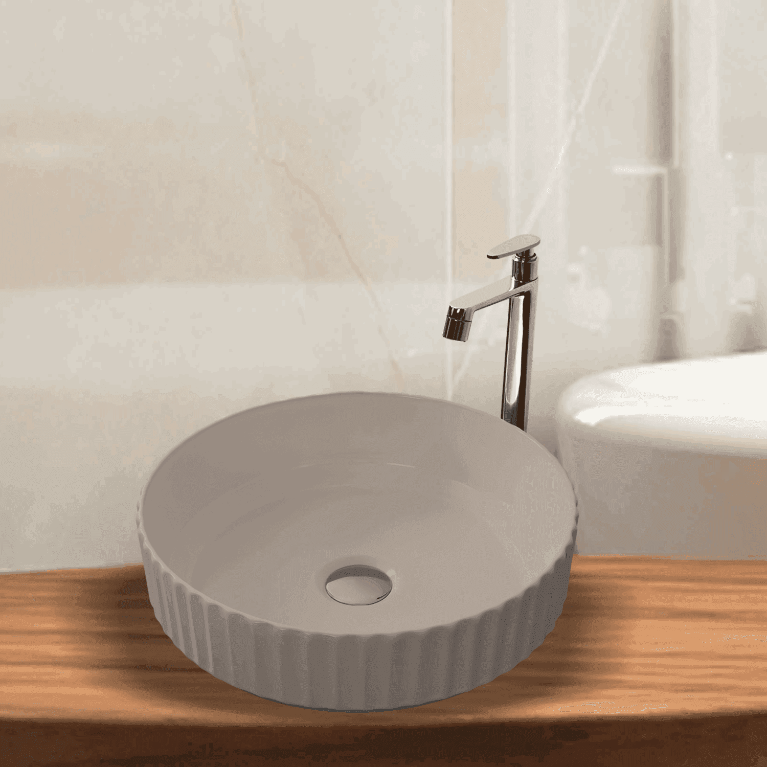 Daisy Caramel Table Top Basin | Stylish Warmth for Your Bathroom - D&B Bathware