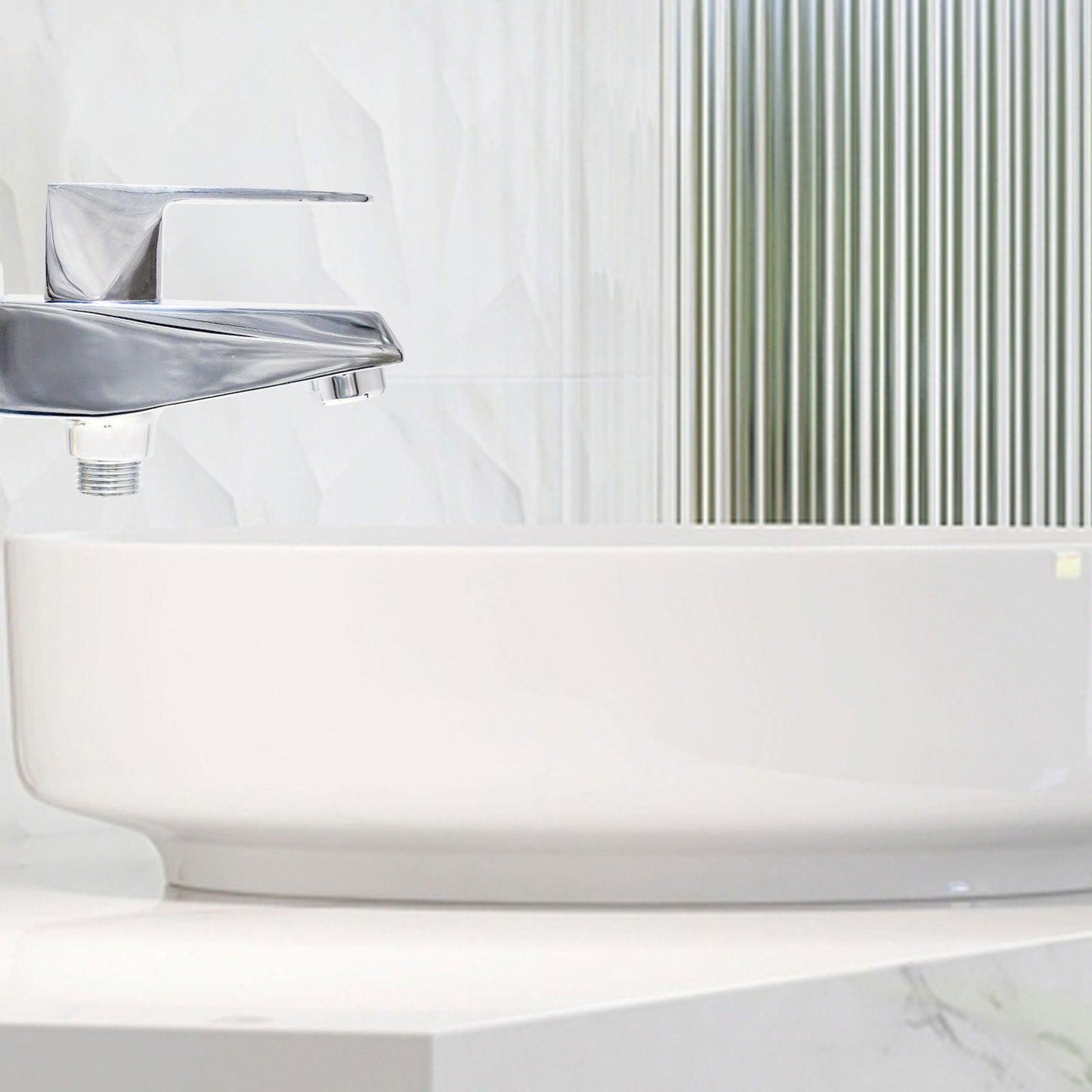 ENIGMA 2 Way Bib Cock Tap Ideal for Bathroom & Kitchen Chrome Finish Brass - D&B Bathware