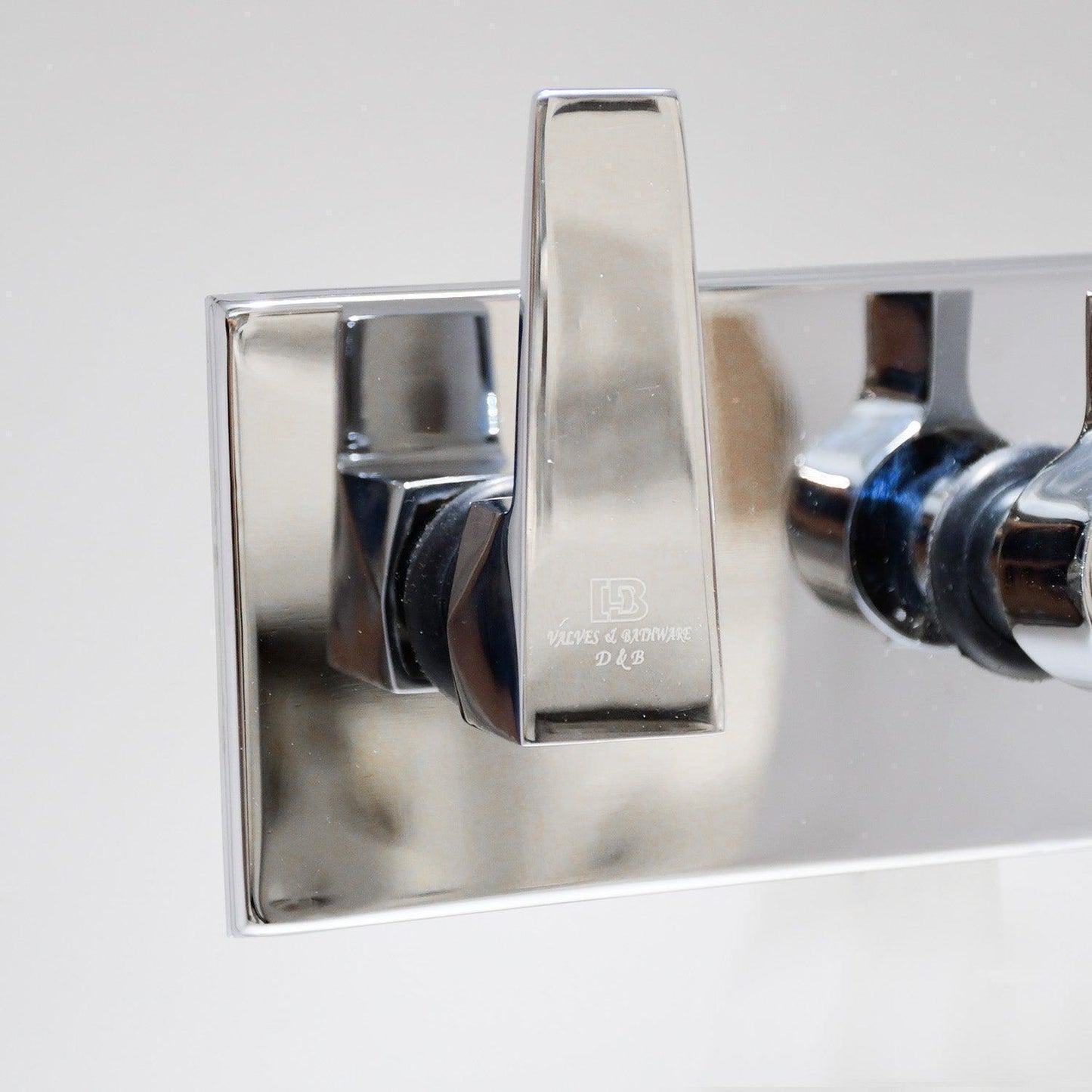 ENIGMA Brass Hybrid Wall Mixer: Upper Part Hot & Cold Tap Diverter for Bathroom - D&B Bathware