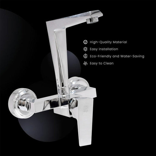 ENIGMA Brass Kitchen Sink Mixer Single Lever Wall Mounted Brass Spout Complete - D&B Bathware