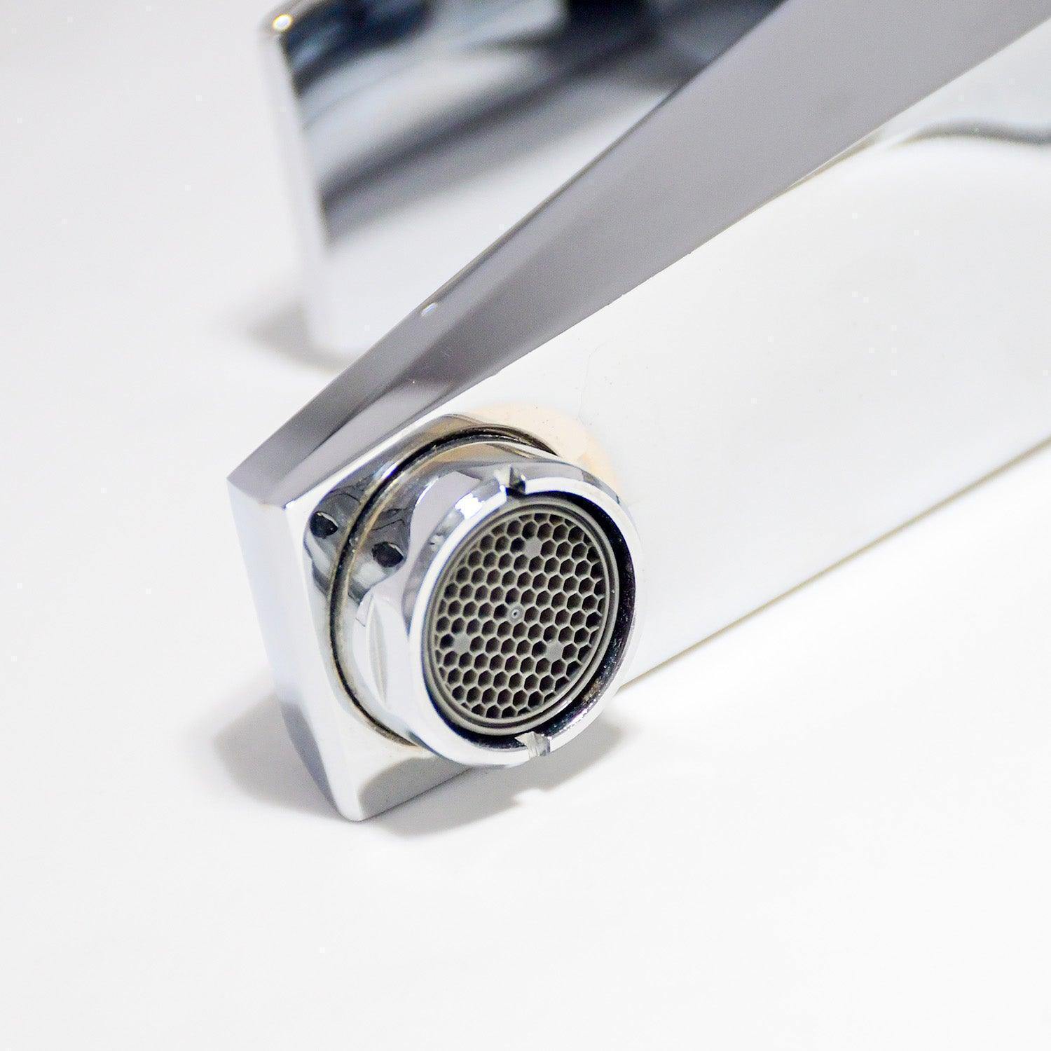 ENIGMA Brass Short Boy Basin Mixer Tap - Form Flow Tap Ideal for Bath & Kitchen - D&B Bathware