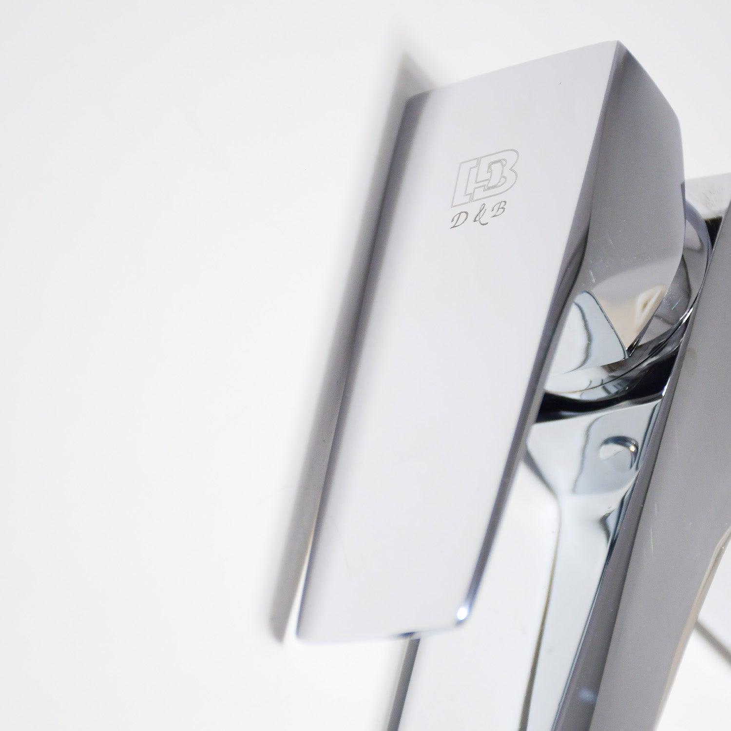 ENIGMA Brass Short Boy Basin Mixer Tap - Form Flow Tap Ideal for Bath & Kitchen - D&B Bathware