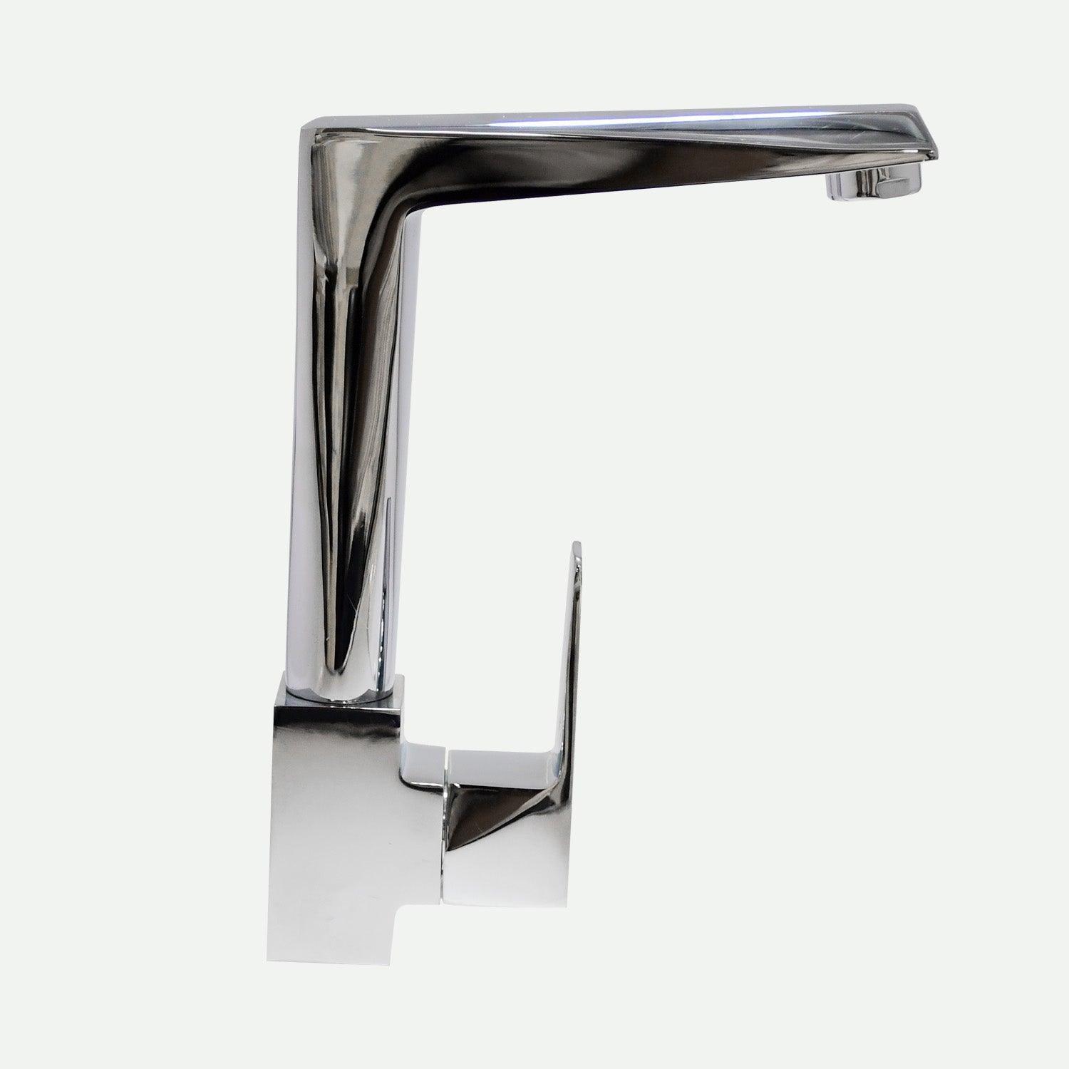 ENIGMA High-Quality Brass Sink Cock Tap with Flange-Chrome Finish For Sink/Basin - D&B Bathware
