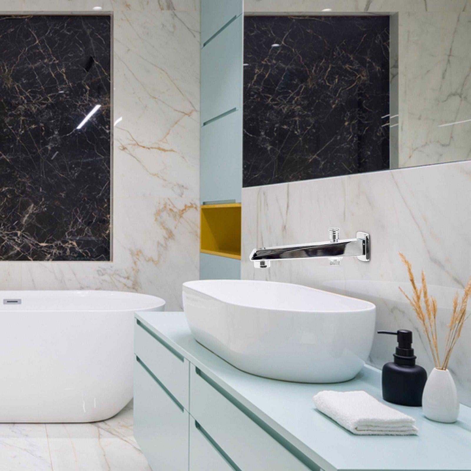 ENIGMA Tip-Ton High-Flow Brass Bath Spout Tub Filler Tap Ideal for Bathroom - D&B Bathware