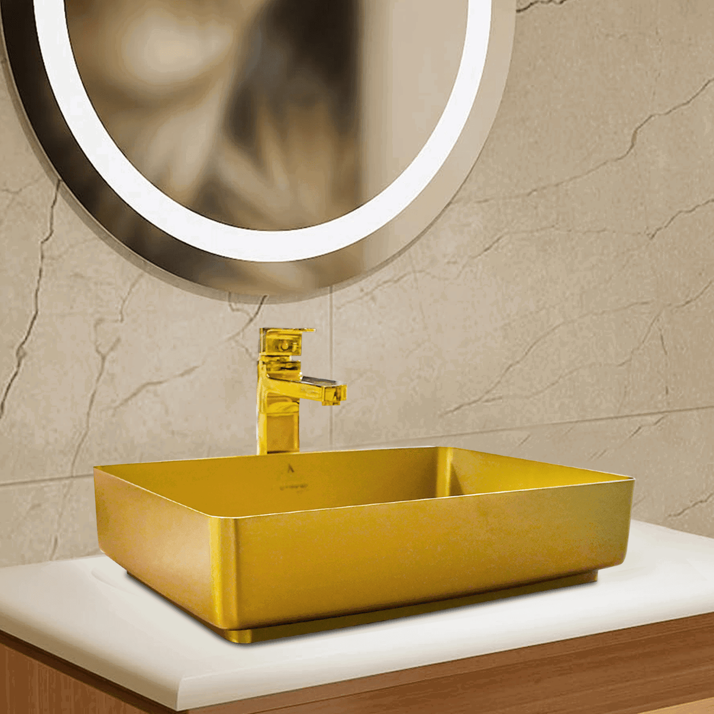 Empire Gold Metallic Wash Basins | Luxurious Bathroom Elegance - D&B Bathware