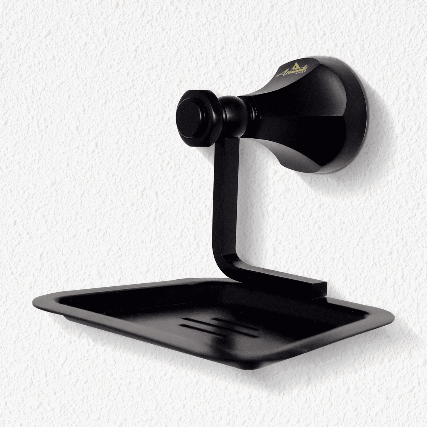 Floris Black Soap Dish for Bathroom – Stylish & Durable Soap Holder Accessory - D&B Bathware