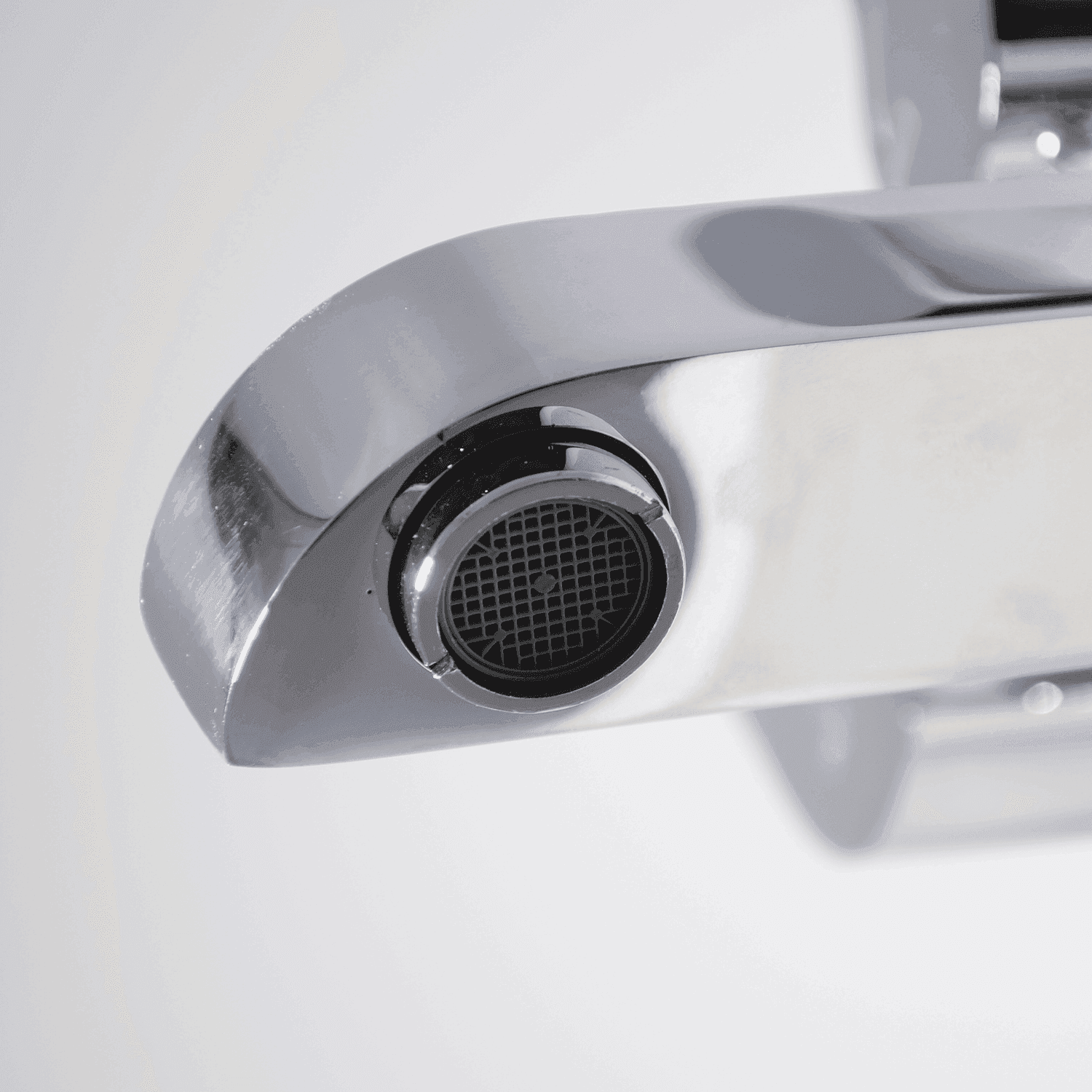 Full Brass 2in1 Wall Mixer with L-Bend Tap Ideal For Bathroom Mixer Wall Mixer Faucet (Wall Mount Installation Type) - D&B Bathware