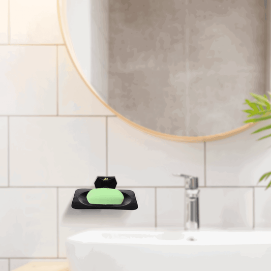 Gloria Black Soap Dish – Stylish & Durable Soap Holder for Bathroom - D&B Bathware