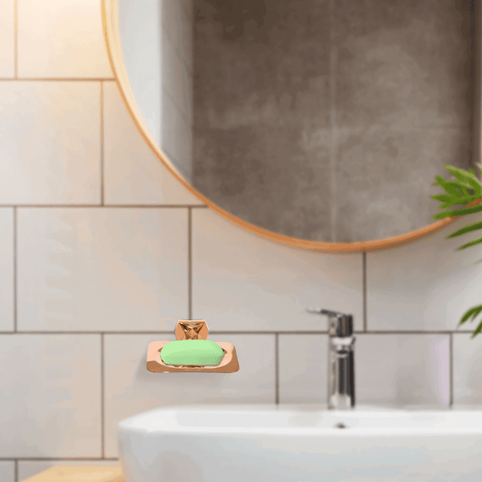 Gloria Rose Gold Soap Dish – Elegant & Functional Soap Holder for Bathroom - D&B Bathware