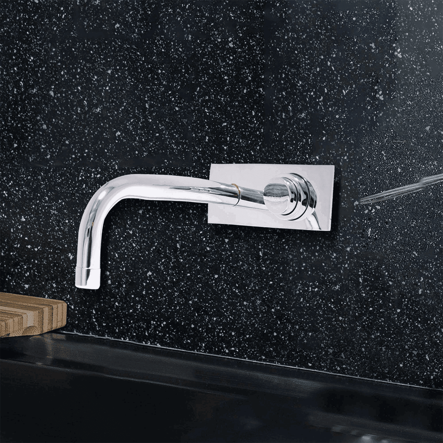 High Flow Faucets Push Button Function with Concealed Body + Upper Part Faucet Set - D&B Bathware