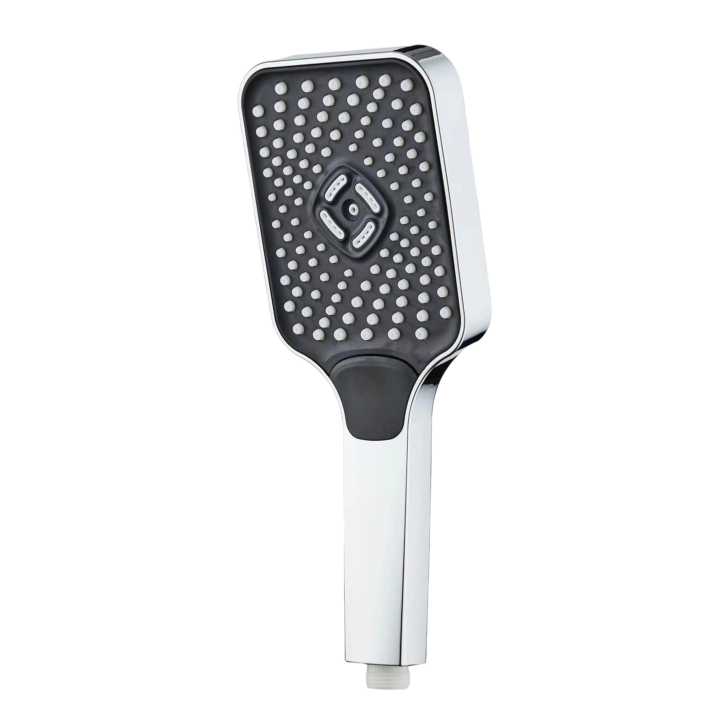 D&B Ripple Hand Shower Set – Silver Chrome with 1.5m PVC Hose & Wall Holder
