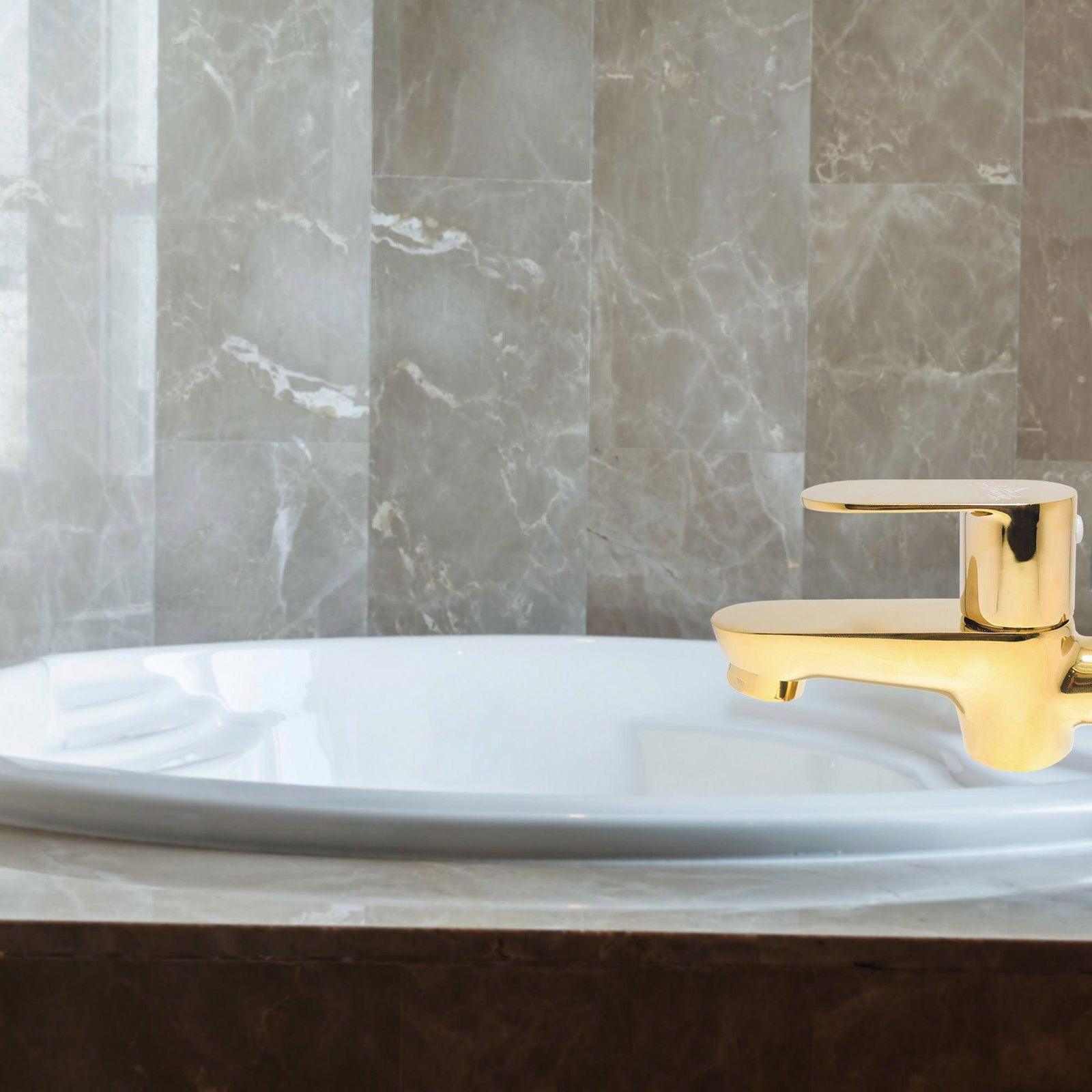 Ivano 2-Way Bib Cock Empire Gold – Luxury & Durability for Your Bathroom - D&B Bathware