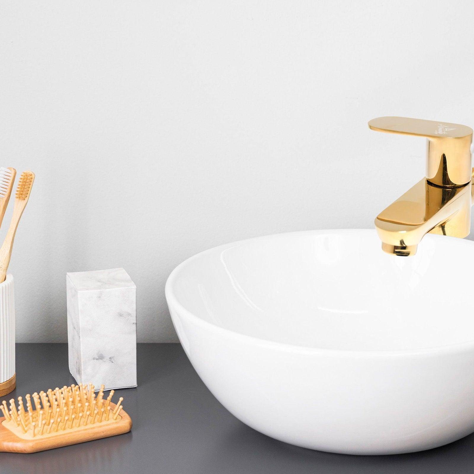 Ivano 2-Way Bib Cock Empire Gold – Luxury & Durability for Your Bathroom - D&B Bathware