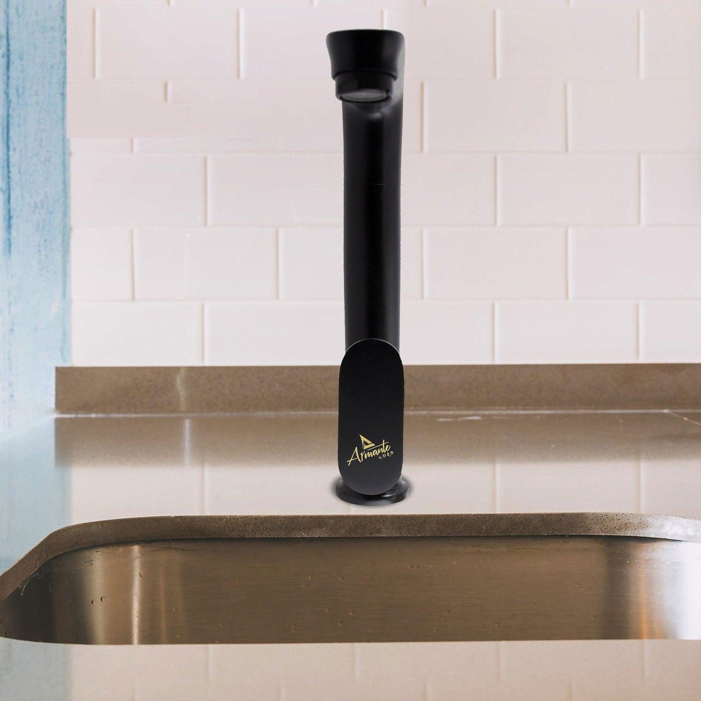 Ivano Swan Neck Black – Stylish & Durable Faucet for Modern Kitchens and Bathrooms - D&B Bathware