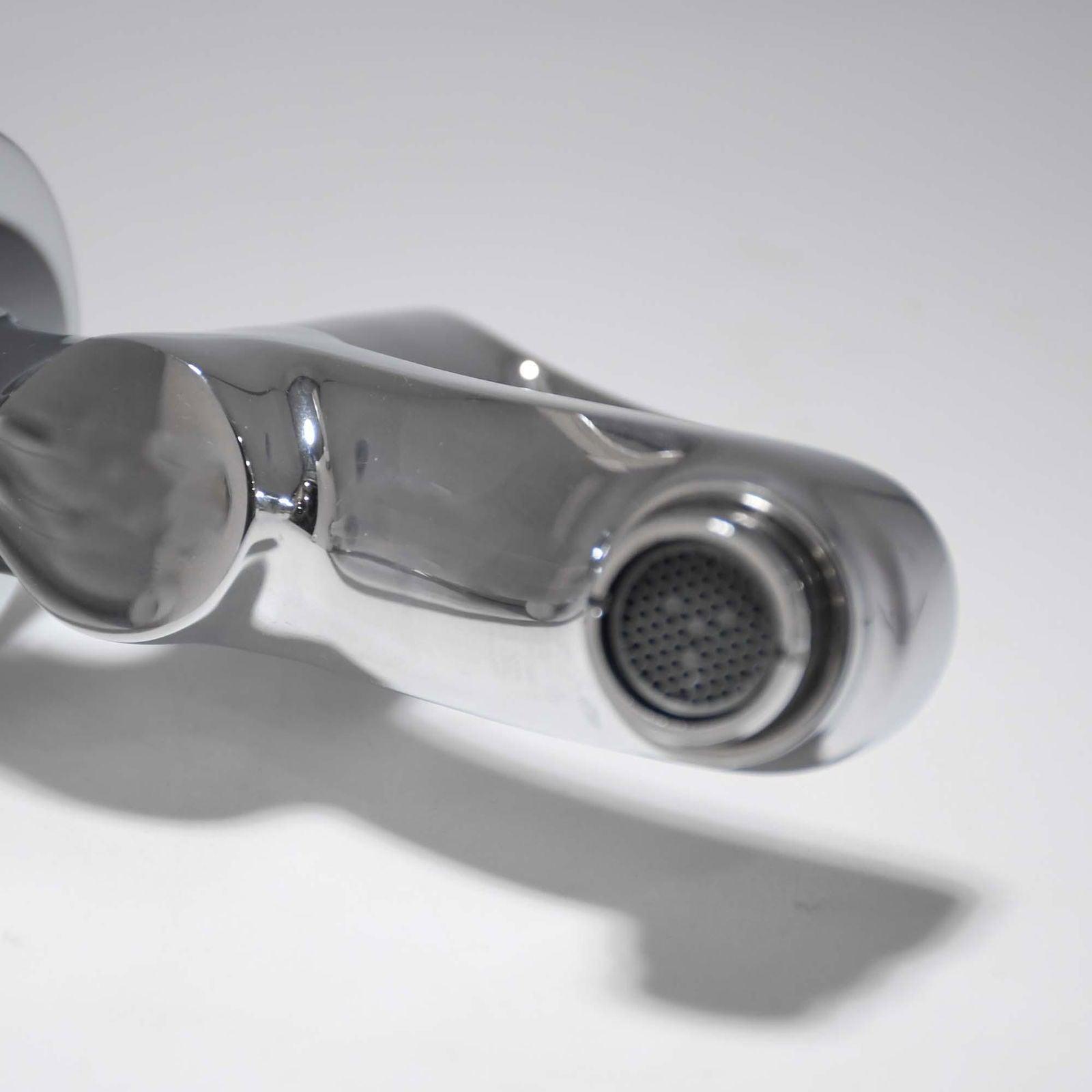 LAZZARO Bib Cock Brass Tap Chrome Finish with Brass Flange High Flow Wall-Mount - D&B Bathware