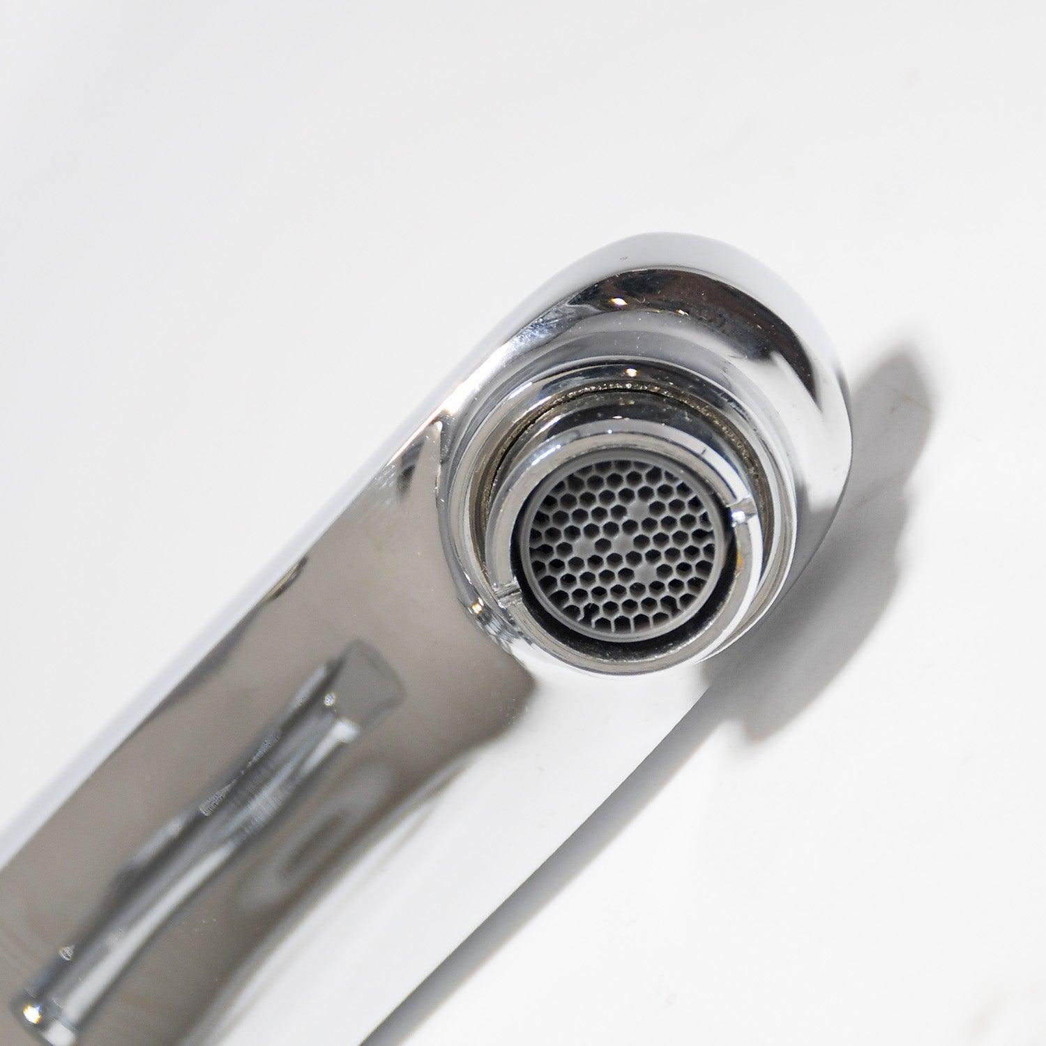 LAZZARO Sink Cock with Brass Flange- Chrome Finish Faucet High-Quality Brass Tap - D&B Bathware