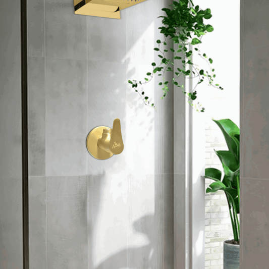 Lazzaro Brushed Angle Valve - Durable, Stylish, and Efficient Water Control - D&B Bathware