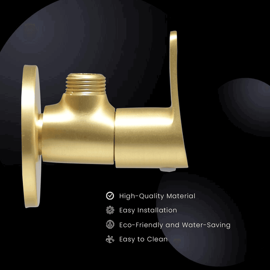 Lazzaro Brushed Angle Valve - Durable, Stylish, and Efficient Water Control - D&B Bathware