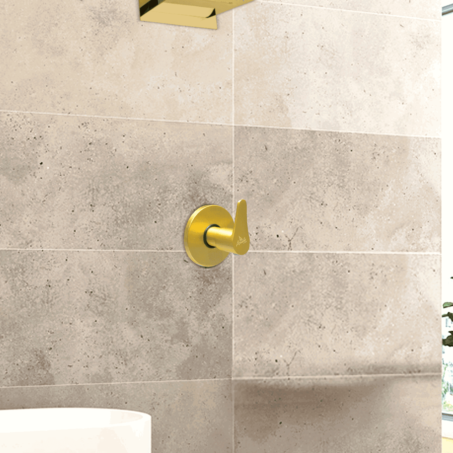 Lazzaro Brushed Concealed Upper Part - Premium Plumbing Solution for Sleek Design - D&B Bathware