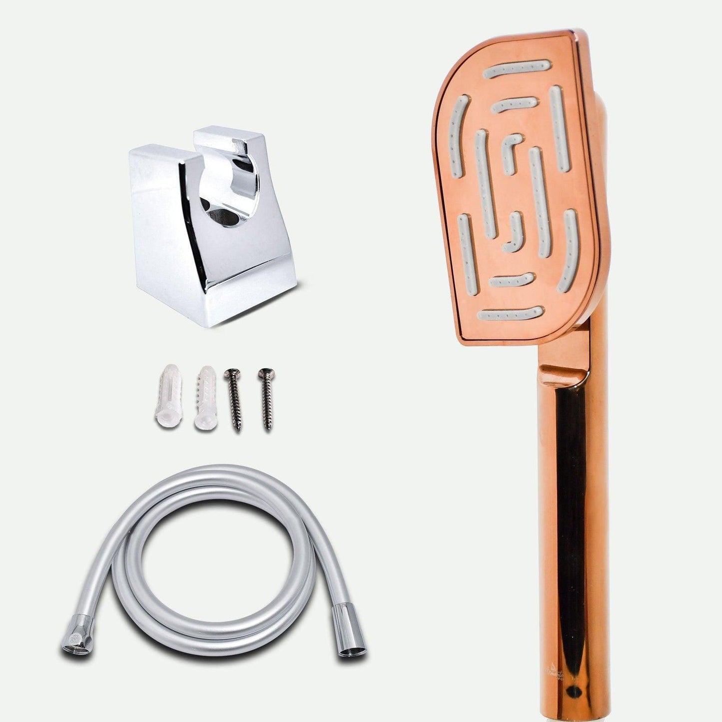 Leaf Hand Showers (Single Flow) (Plushy Rose Gold) - D&B Bathware