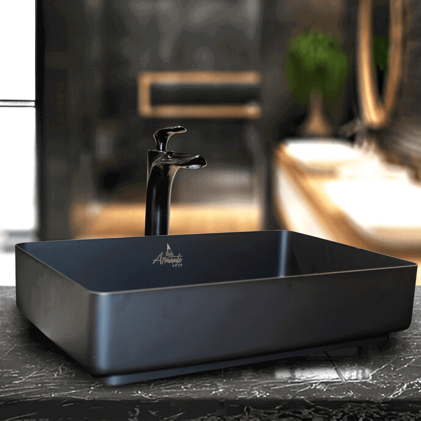 Metallic Wash Basins - Beast Black | Luxurious Bathroom Fixtures - D&B Bathware