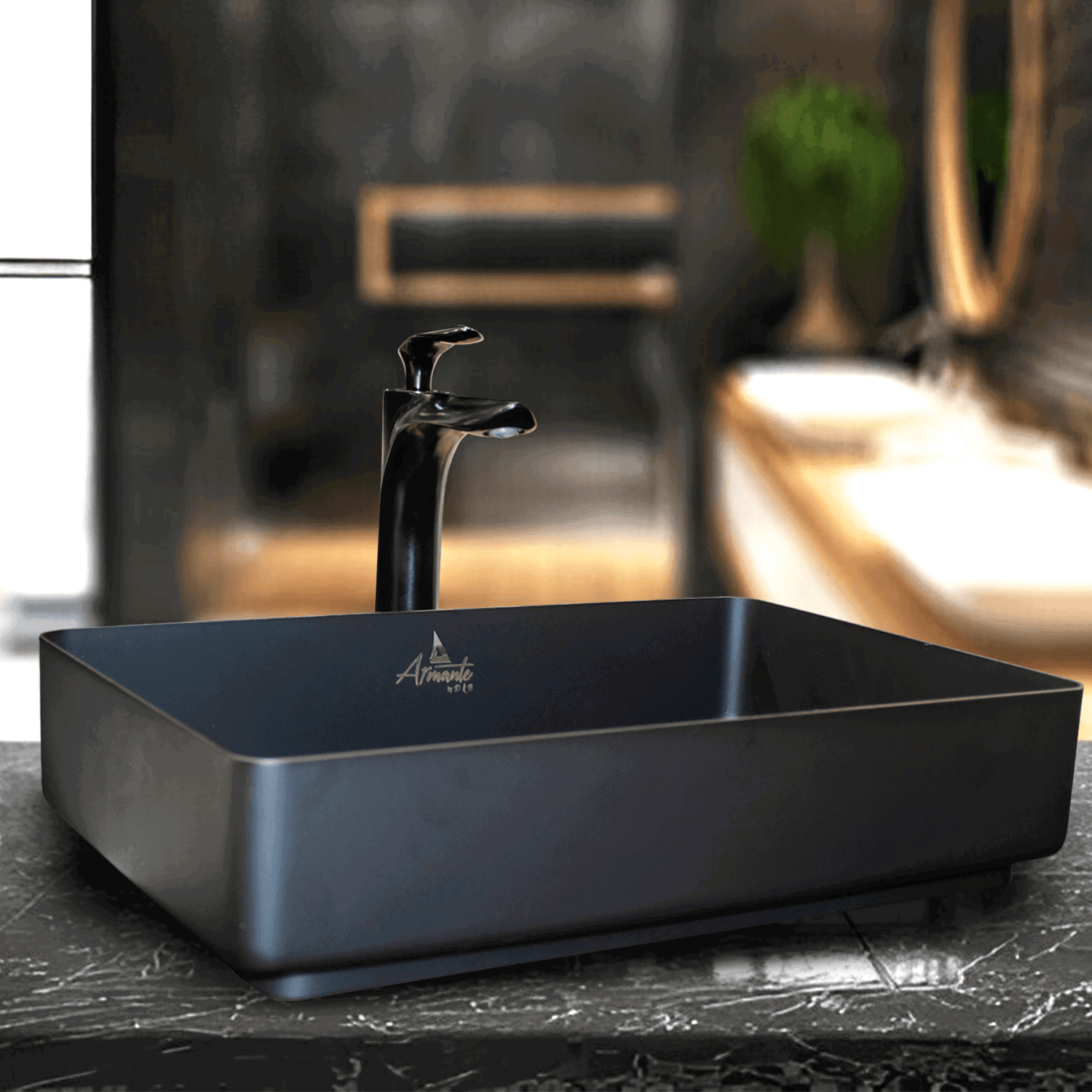 Metallic Wash Basins - Beast Black | Luxurious Bathroom Fixtures - D&B Bathware