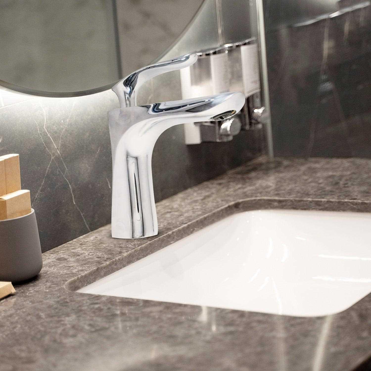 NAUTICA SHORT BOY BASIN MIXER - D&B Bathware