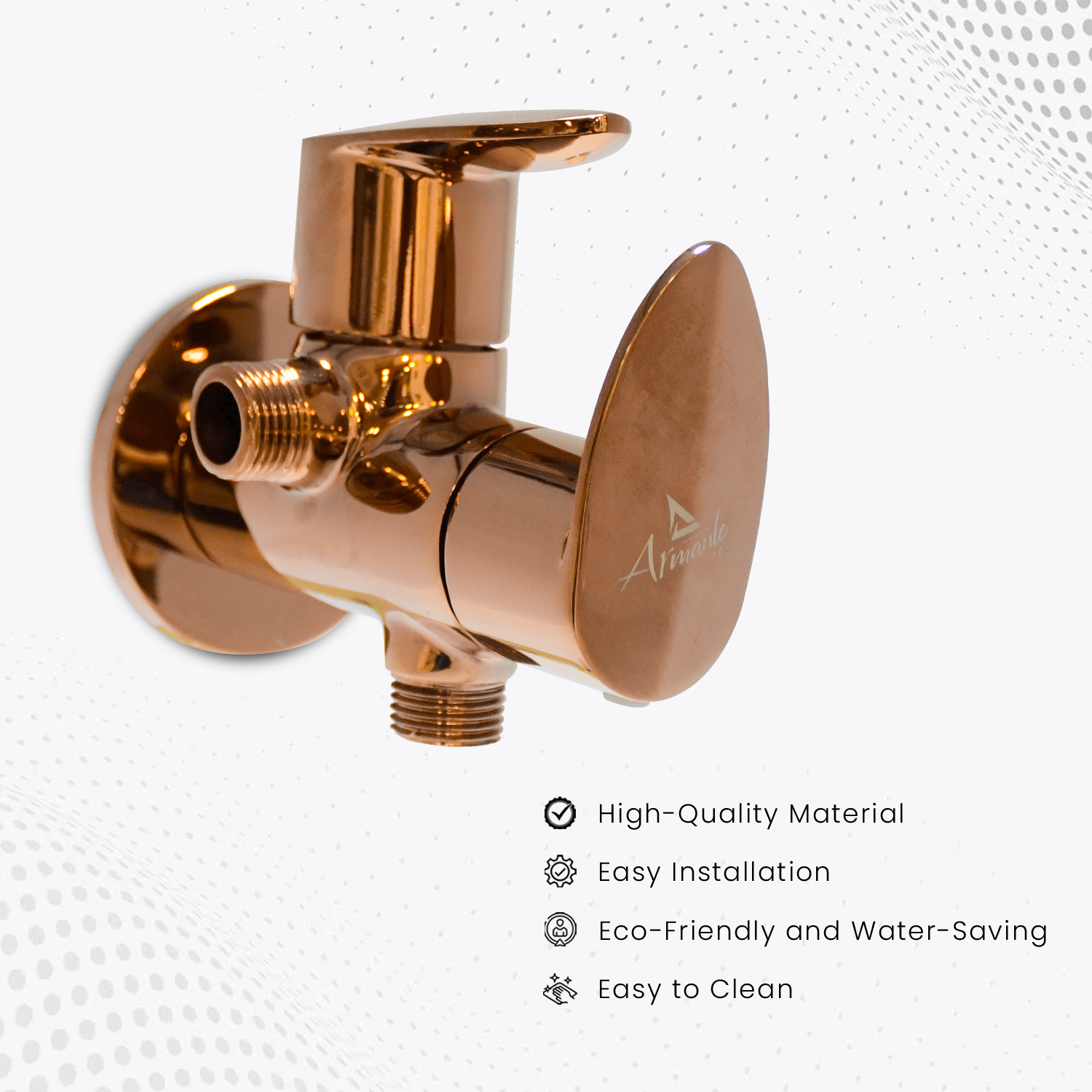 Nautica 2-Way Angle Valve - Rose Gold | Premium Bathroom Valve - D&B Bathware
