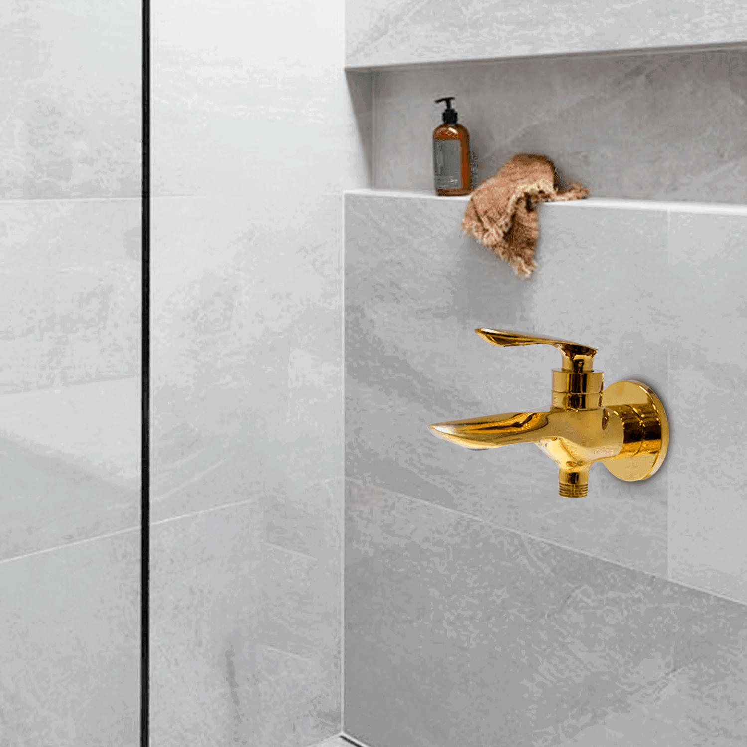 Nautica 2 Way Bib Cock - Gold | Elegant & Durable Bathware | DB Bathware - D&B Bathware