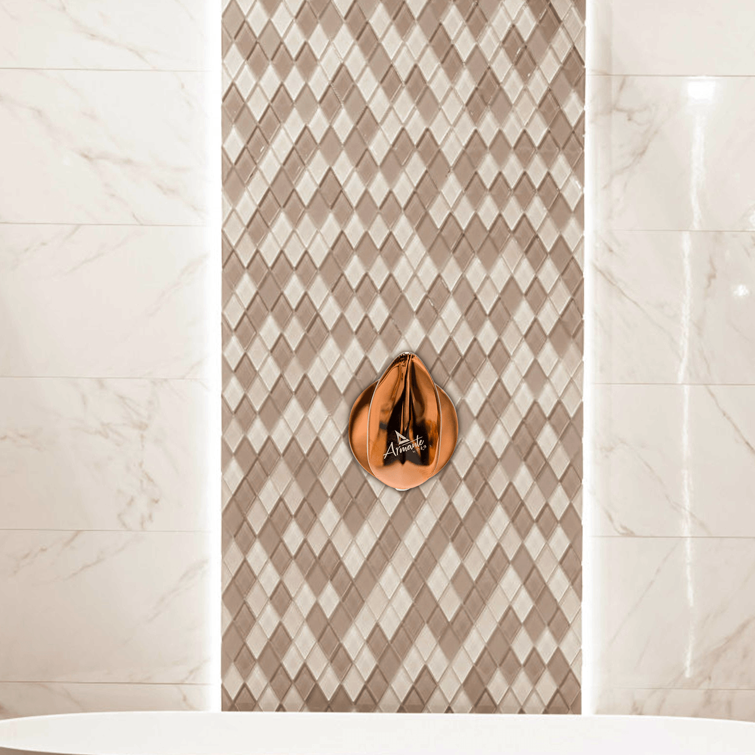 Nautica Angle Valve - Rose Gold | Premium Bathroom Valve - D&B Bathware