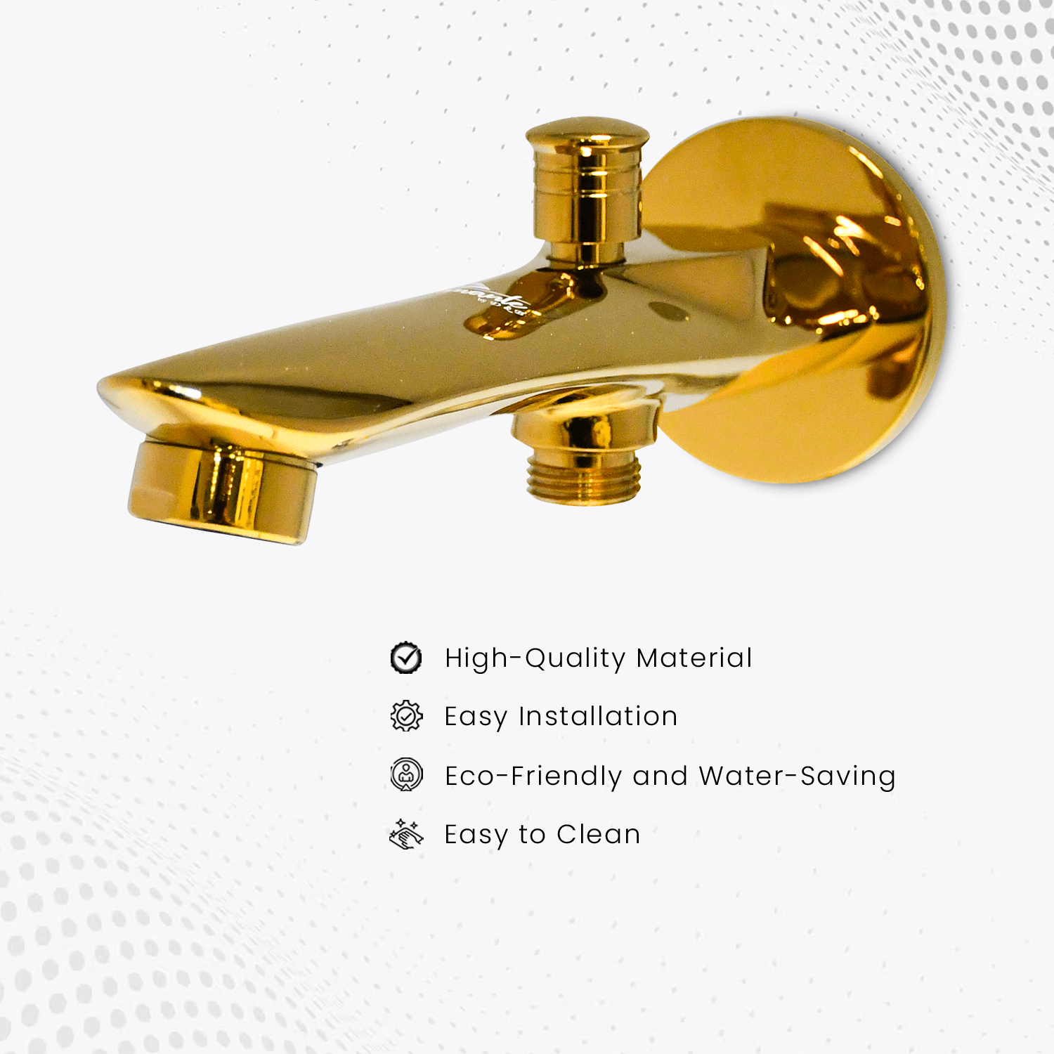 Nautica Bath Spout Tip Ton - Gold | Elegant & Durable Bathroom Spout - D&B Bathware