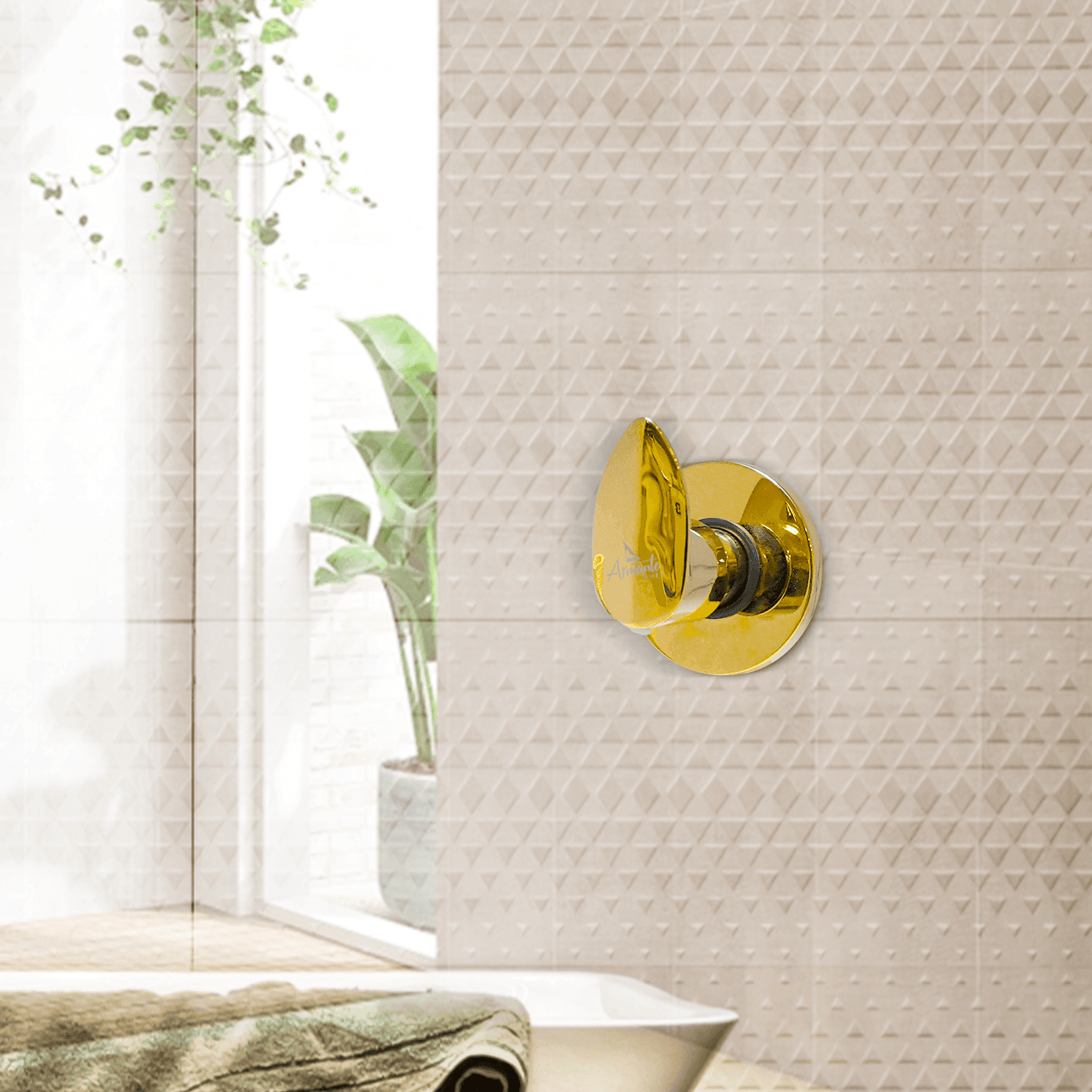 Nautica Concealed Upper Part - Gold | Elegant & Durable Bathroom Fixture - D&B Bathware