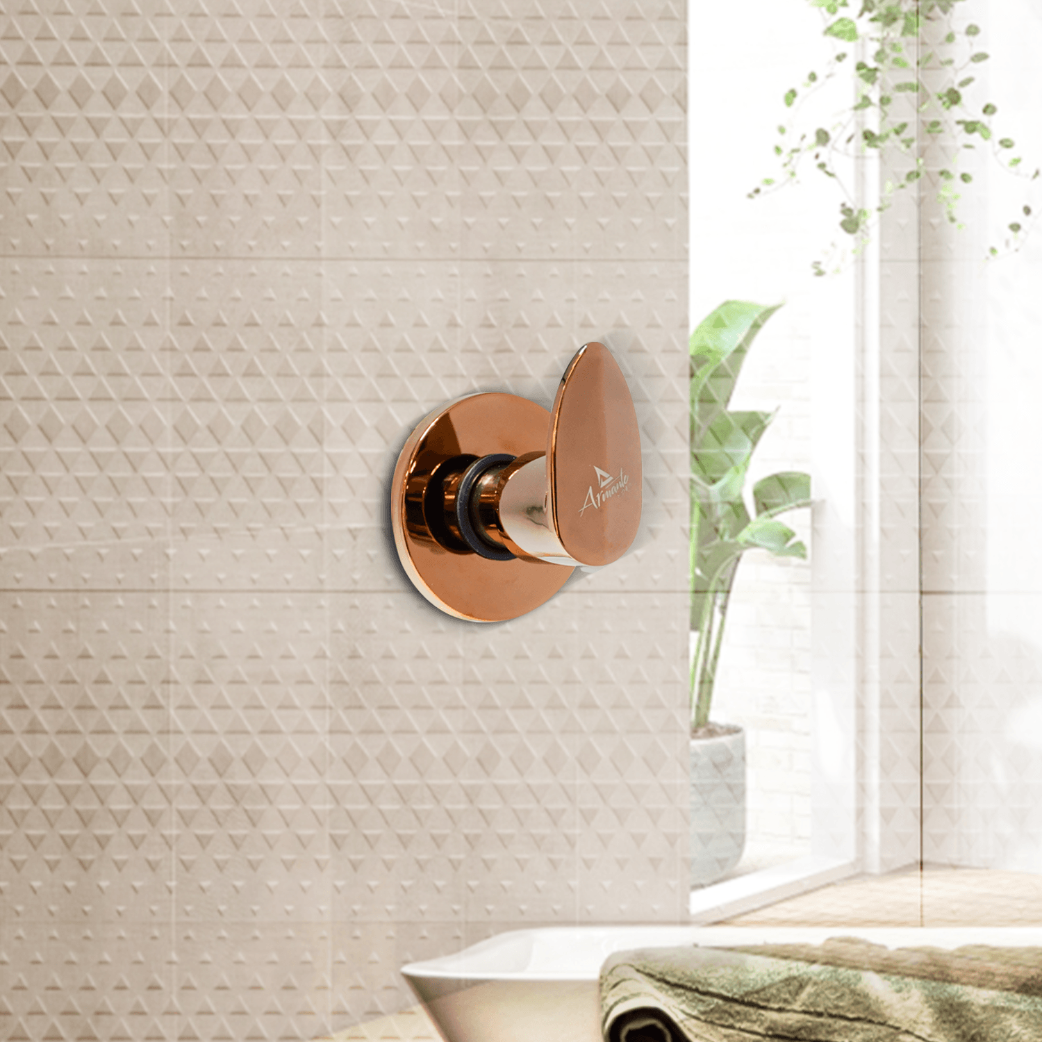 Nautica Concealed Upper Part - Rose Gold | Premium Bathroom Fixture - D&B Bathware