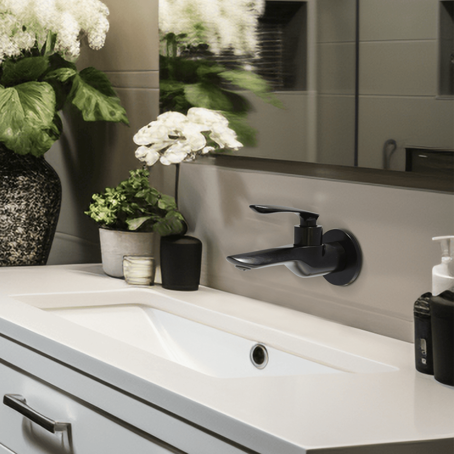 Nautica Long Body Tap | Premium Modern Bathroom Faucet - D&B Bathware